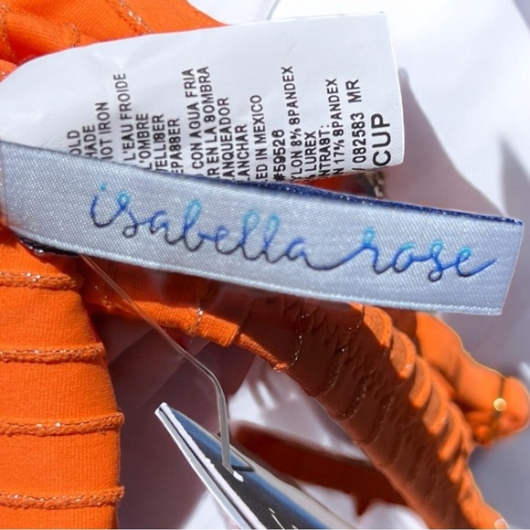 🌻NEW w/tags ISABELLA ROSE Angelica Triangle Bikini Top Size D Cup - Picture 9 of 11